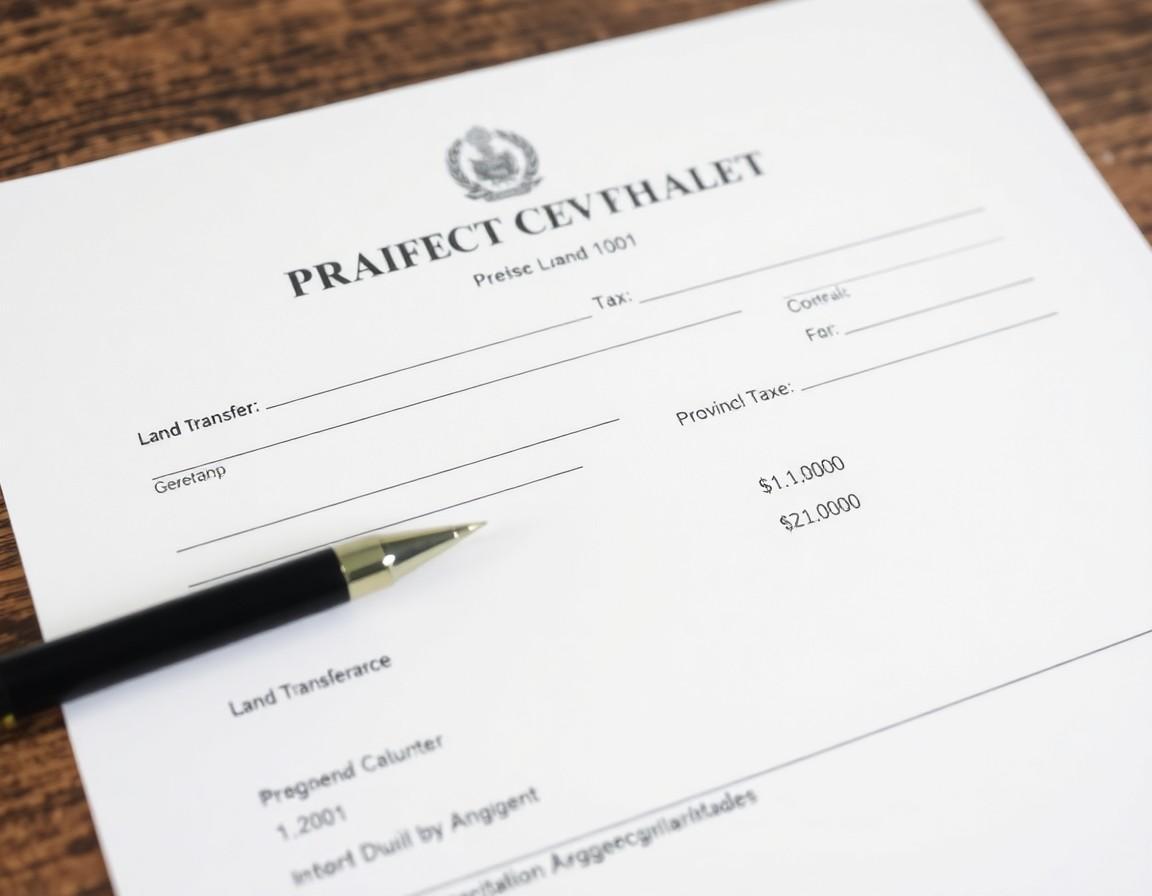 Real estate documents and keys on a desk representing property transfer